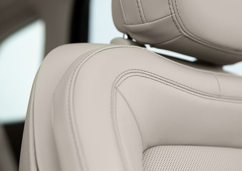 Fine craftsmanship is shown through a detailed image of front-seat stitching. | Empire Lincoln in Abingdon VA