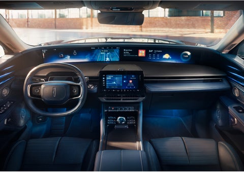 The panoramic display is shown in a 2024 Lincoln Nautilus® SUV. | Empire Lincoln in Abingdon VA