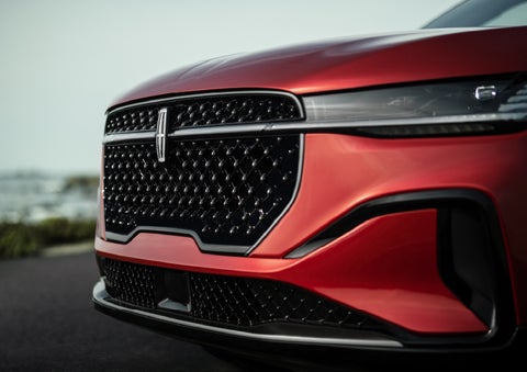 The sleek grille of a 2026 Lincoln Nautilus® SUV with the available Jet Appearance Package makes a bold statement. | Empire Lincoln in Abingdon VA