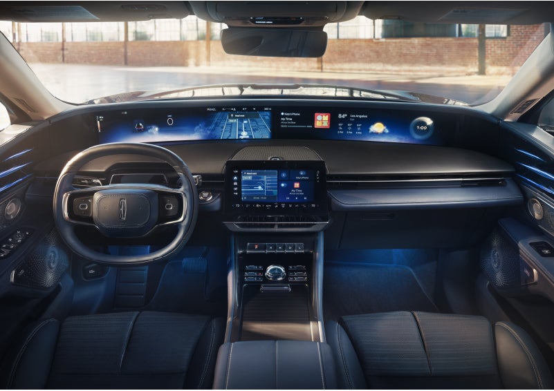 The panoramic display is shown in a 2026 Lincoln Nautilus® SUV. | Empire Lincoln in Abingdon VA